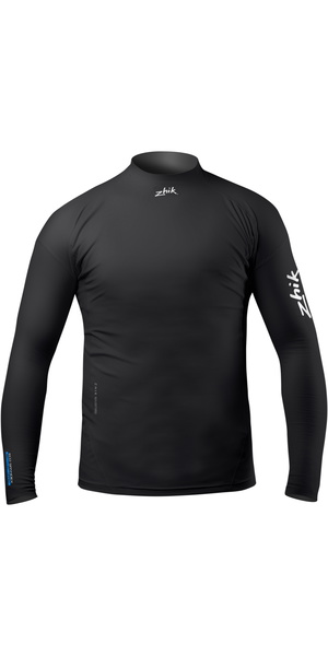 2026 Zhik Junior Long Sleeve Eco Spandex Rash Guard DTP-0063-K-BLK - Black
